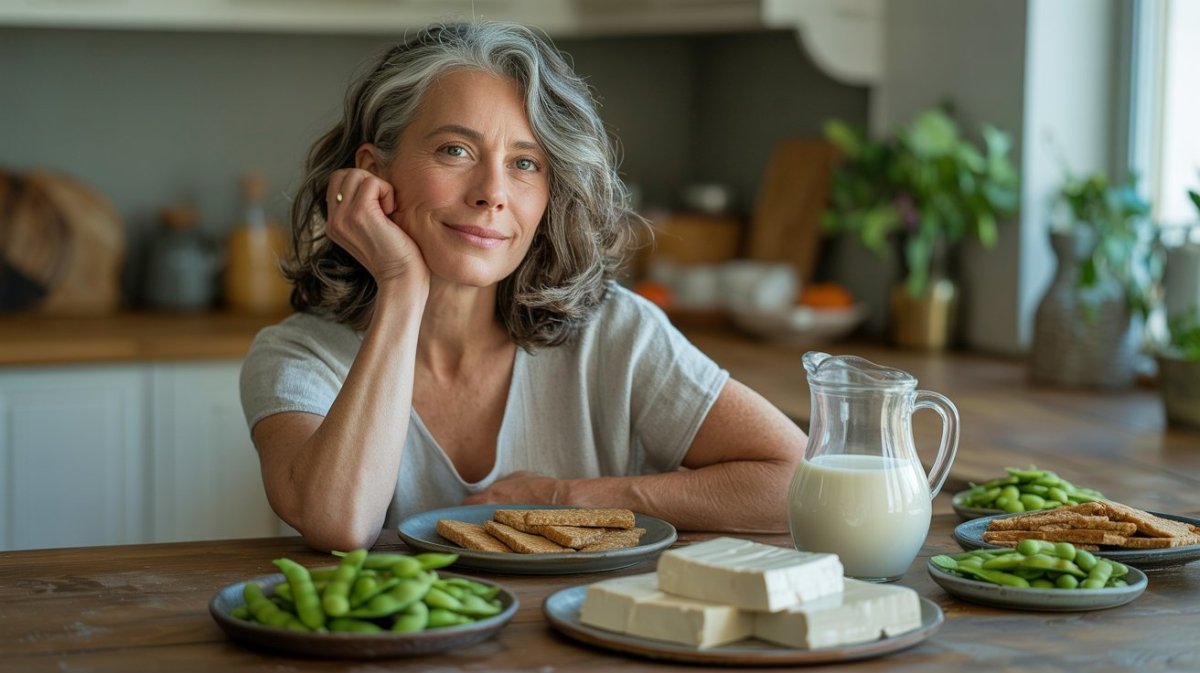 Attenzione: questo regime vegano con semi di soia riduce le vampate della menopausa del 92% - Mincidelice