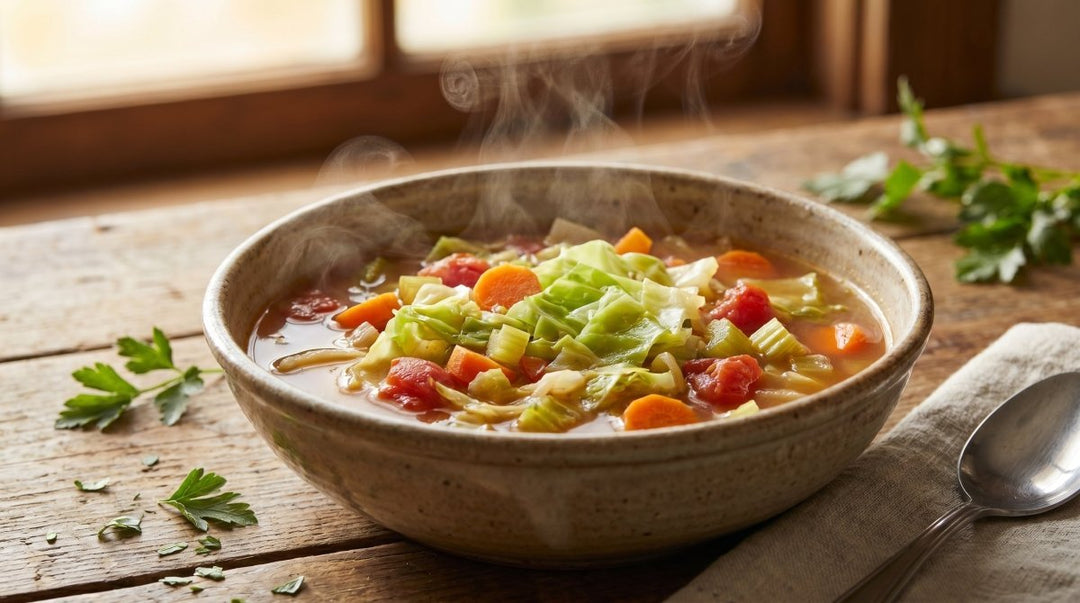 Kohlsuppe Rezept: leicht, vollständig und eiweißreich - MinciDélice