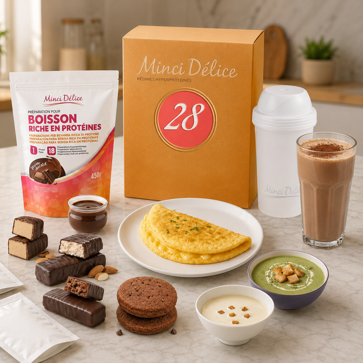 28-Tage-Hyperprotein-Diät Schokoladengetränke