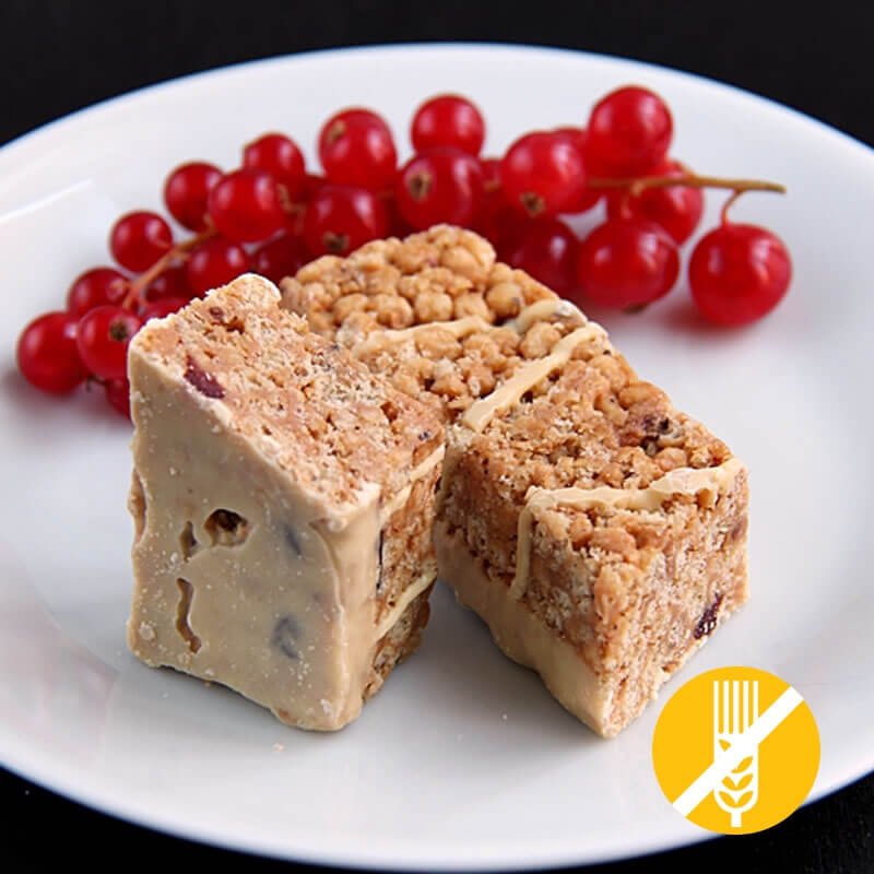 Barre canneberge et grenade croustillante - Mincidelice