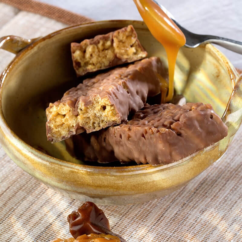Barre crisp caramel - Mincidelice