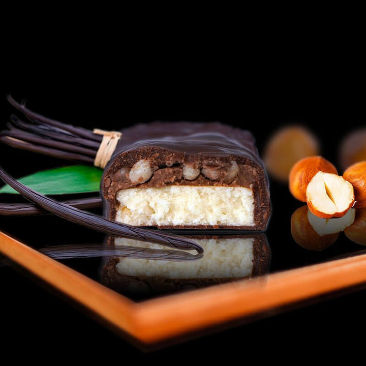 Barre crispy vanille noisette - Mincidelice