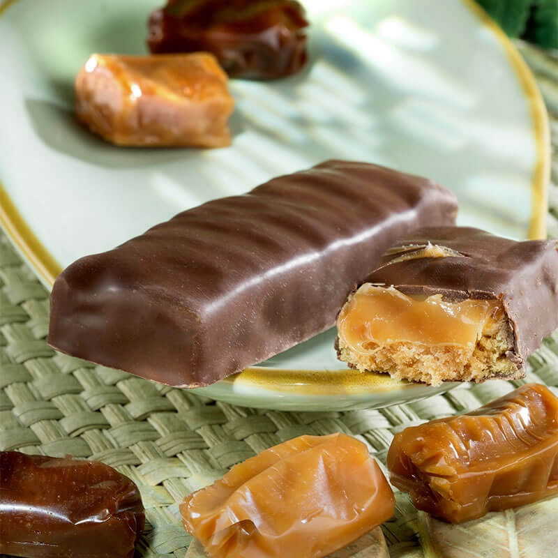 Barre toffee chocolat au lait - Mincidelice
