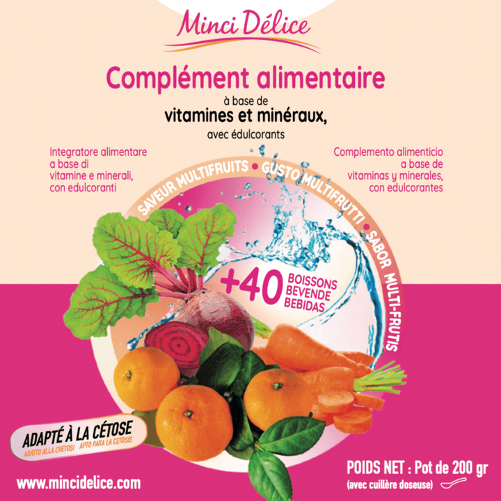 Boisson Multivitamines et Minéraux - Mincidelice