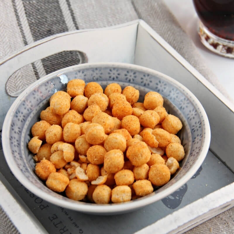 Boules de soja soufflées BBQ - Mincidelice