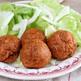 Boulettes hyperprotéinée façon falafel - Mincidelice