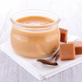 Entremets protéiné au caramel sans gluten
