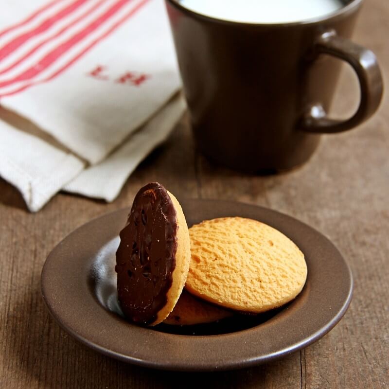 Mini palets shortbreads vanille chocolat - Mincidelice