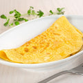 Glutenfreies hyperproteinhaltiges Omelett mit Käse