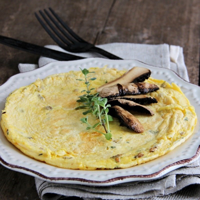 Omelette aux champignons - Mincidelice