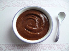 Crème dessert pomme chocolat sans gluten