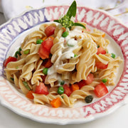 Fusilli fraîches en salade
