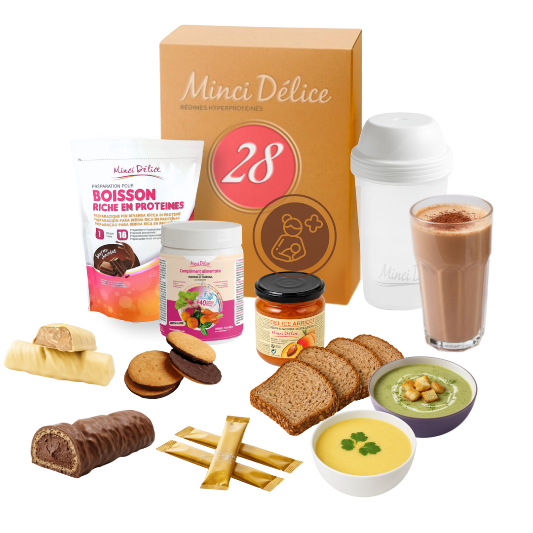 Régime hyperprotéiné 28 jours POST PARTUM - Mincidelice