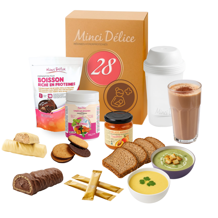 Régime hyperprotéiné 28 jours POST PARTUM - Mincidelice