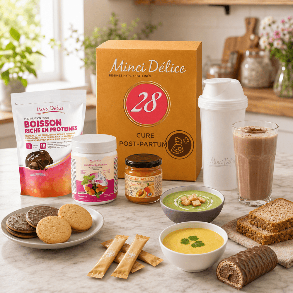 Régime hyperprotéiné 28 jours POST PARTUM - Mincidelice