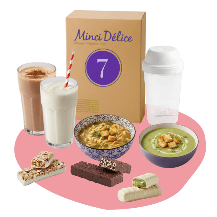 Régime hyperprotéiné 7 jours GOURMAND - Mincidelice