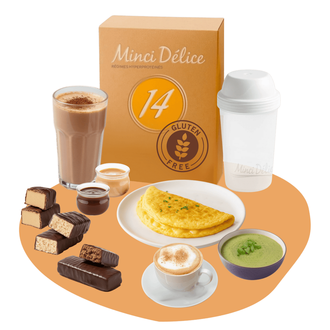 Régime hyperprotéiné sans gluten pour 14 jours - Mincidelice
