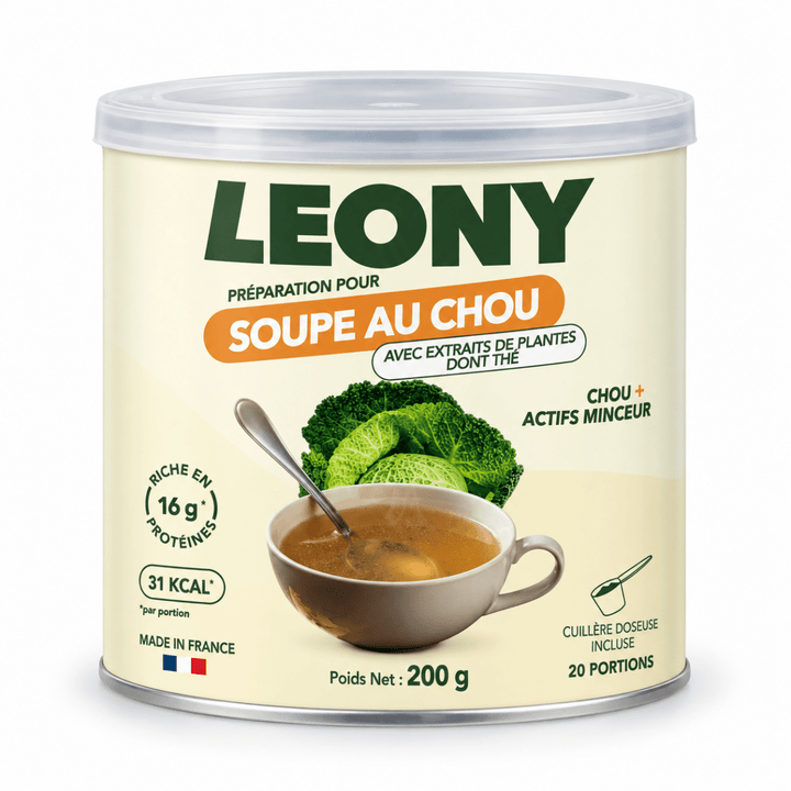 Pot de soupe au chou LEONY 200 g, préparation pour 20 portions - Mincidelice
